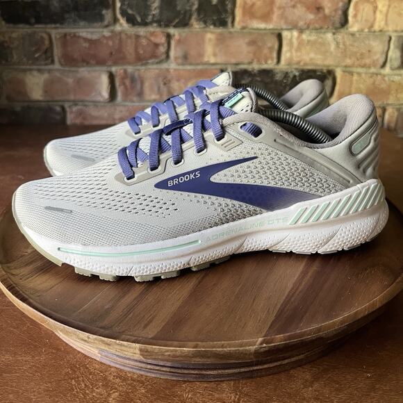 Brooks Adrenaline GTS 22 Supportive Women's 9 N Gray Road Running Shoes Sneakers - Picture 13 of 16